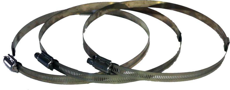 Schneckenschraubschelle, Bandbreite 16 mm, Stärke 70 mm