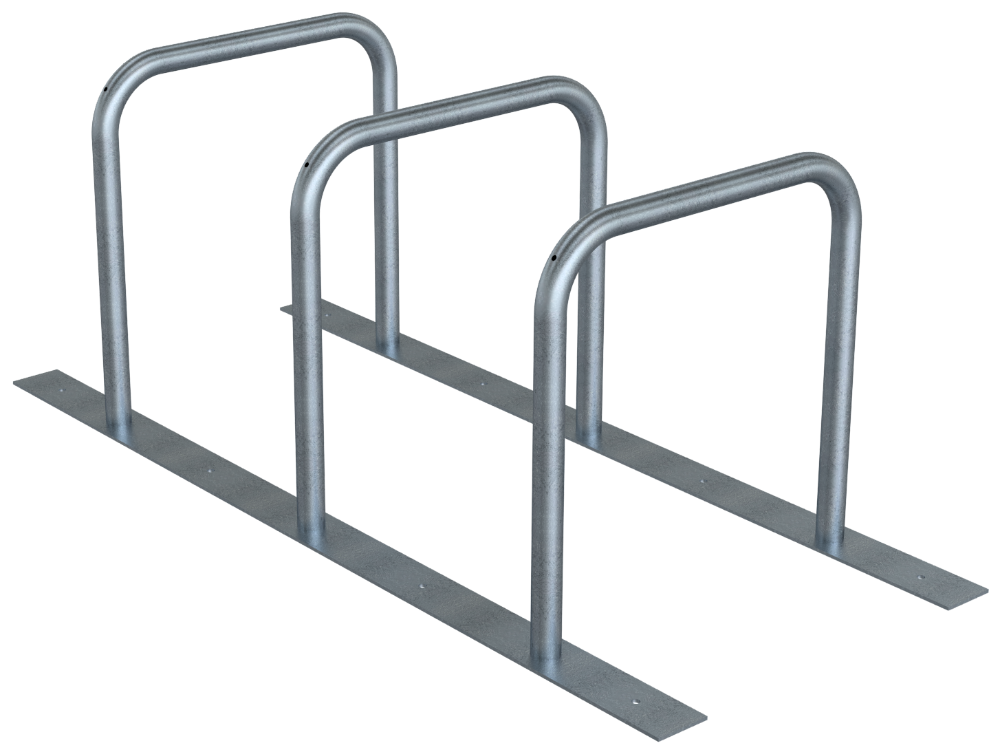 Fahrradständer bestehend aus drei Anlehnbügeln.png