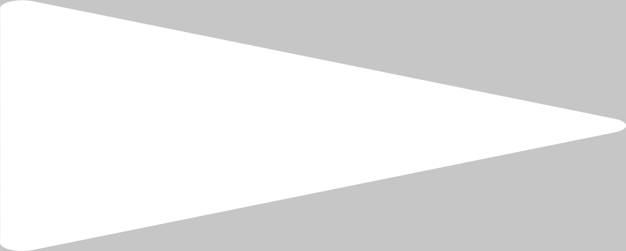 Thermoplastische Markierung Dreiecke