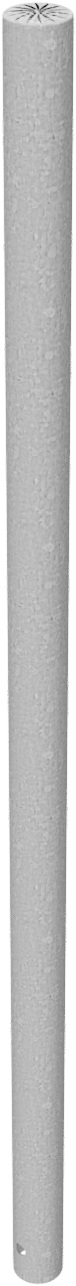Standpfosten_mit Abdeckkappe_feuerverzinkt_1500 mm_zum Einbetonieren.png