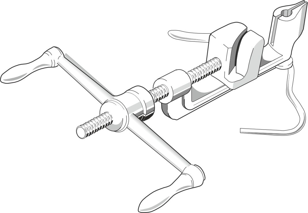 Spannwerkzeug zu Montage von Edelstahlband und Bandschlaufen